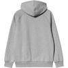 Carhartt WIP Solid Color Drawstring Hooded Long Sleeve Sweatshirt Men sweatshirts Gray I033661-00M-XX