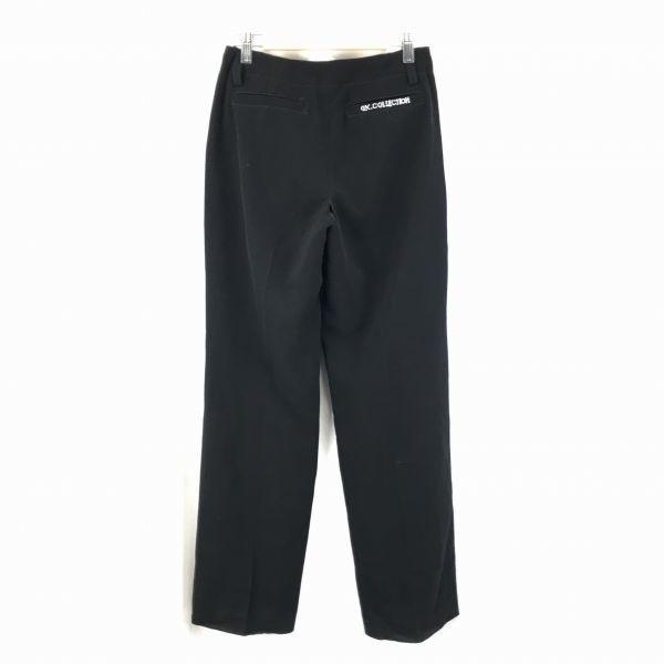 Japan Itariya GK Slacks Pants 7 Women S Inseam 75cm Black Rhinestone Made in Japan(USED)