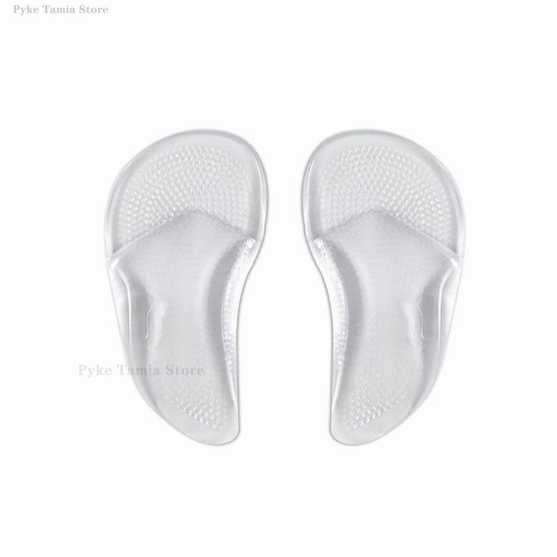 

Silicone Flat Foot Corrective Insoles Women Orthopedic Arch Support Inserts Plantar Faciitis Pain Relief Shoe Pads Gel Cushion S (35-40) прозрачный