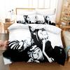 K ON Light Music Club Bedding Set 3PCS Anime Girl Band Guitar Drum Keyboard Character Print Duvet Cover All Sizes Customizable