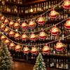 3m 20Led Christmas Light String Creative Christmas Decor Lamp Santa Claus LED Light  Bar