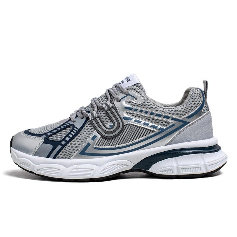 2024 Men's Shoes Summer Breathable Youth Trend Sports Casual Running Mesh Mesh Shoes Junior High School Dad Trend Shoes