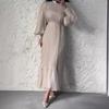 European and American Temperament Light Mature Style Women's Spring New Dress Long Pleated Skirt