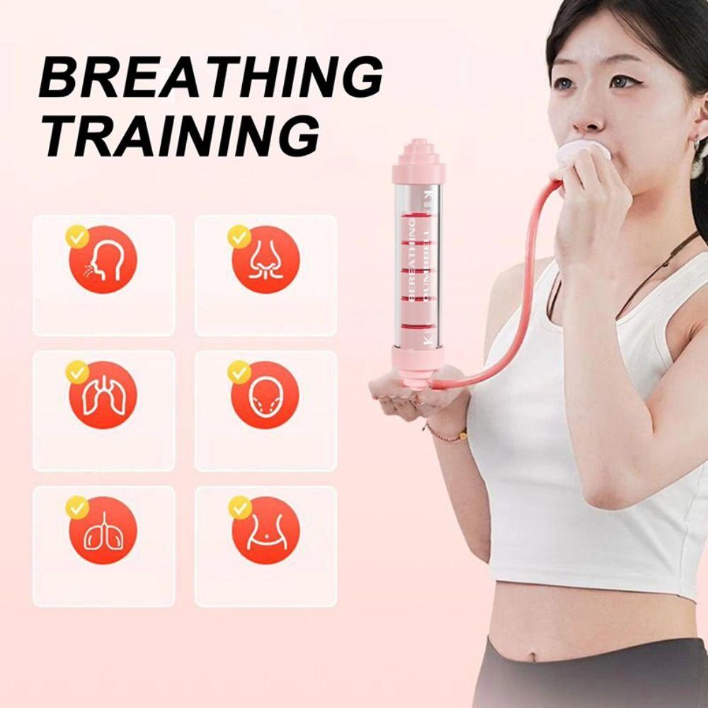 Lung Respirator Breathing Exercise Device Muscle Trainer Deep Breathing Trainer  Fitness