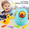 Interactive Roly-Poly Piggy Bank 3 IN 1 Early Educational Toy Birds Feeding Game  Homeschool