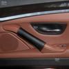 4PCS Set Black Leather Inner Door Handle Panel Pull Cover For BMW 5 Series F10