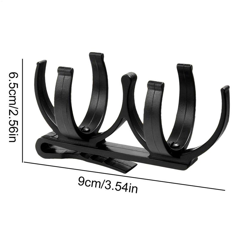 Golf Ball Holder Belt Clip Golf Ball Holder Belt With Clamp Rotatable Games Organizer Accessories For Travel Play Outdoor