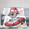 Kasane Teto Anime Blankets  Flannel Awesome Warm Throw Blankets for Coverlet Autumn/Winter
