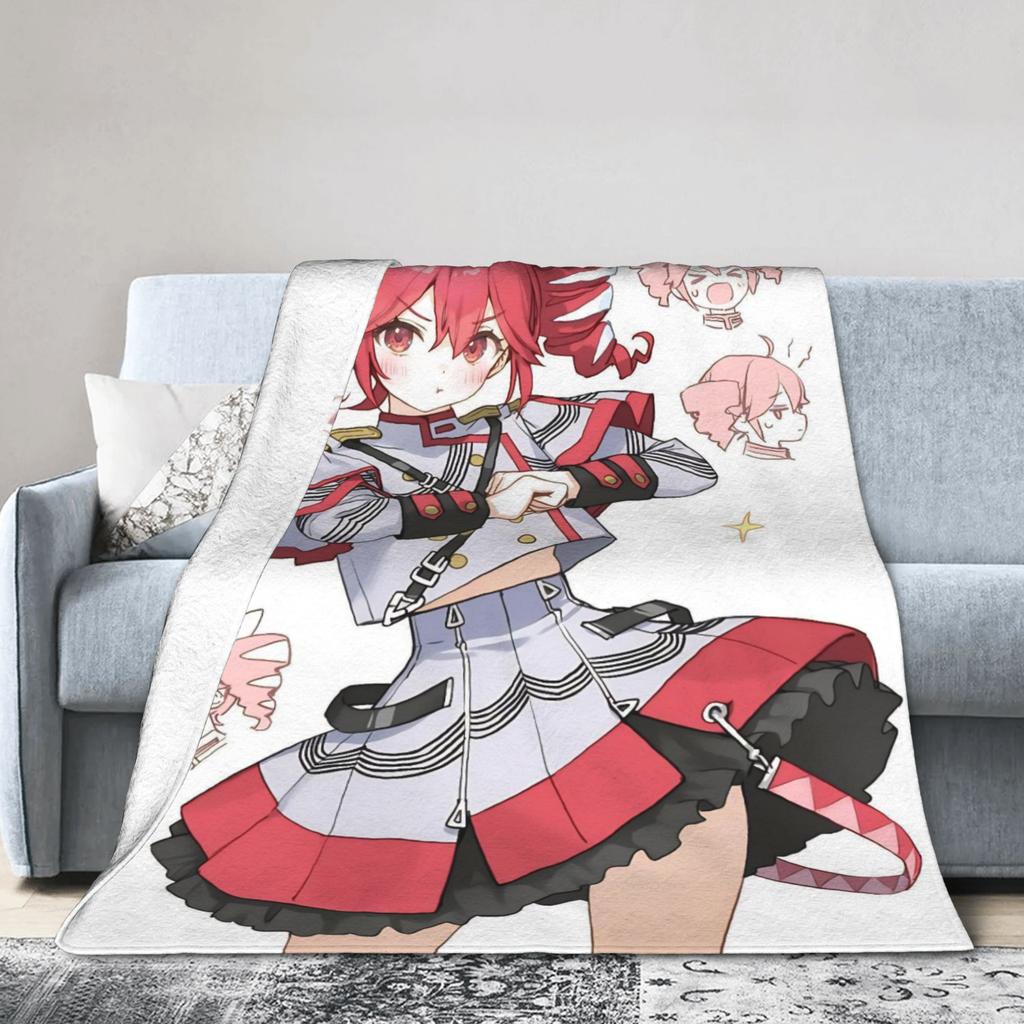 Kasane Teto Anime Blankets Flannel Awesome Warm Throw Blankets for Coverlet Autumn/Winter