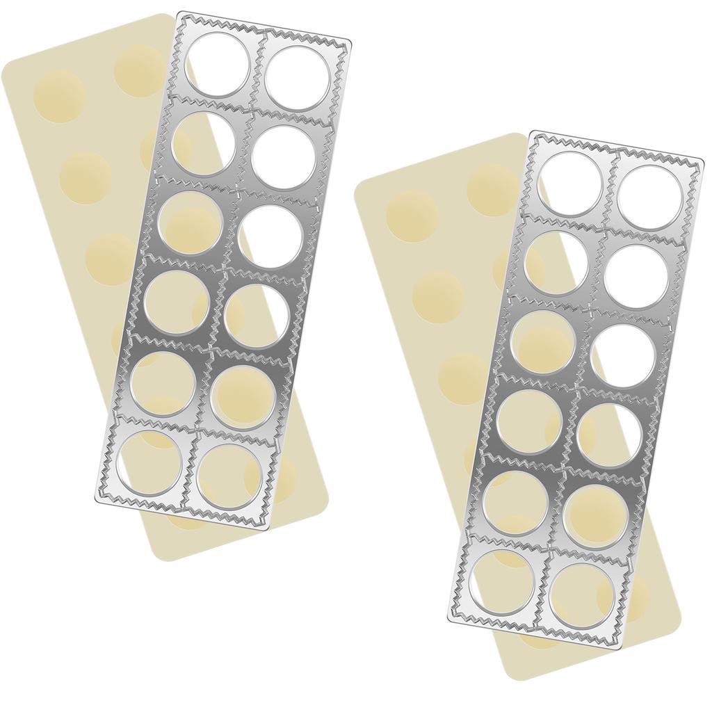 Dumpling Moulds 12 Holes Kitchen Dough Press Ravioli Making Mould Dumpling Skin Artifact Mold DIY Pasta Pastry Kitchen Gadgets