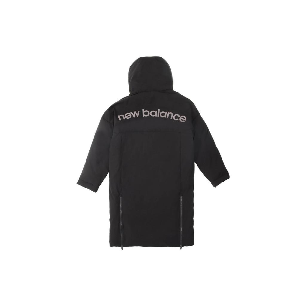 New Balance Parka Coats Men's Black Hooded Moderate NQ94R041-BK