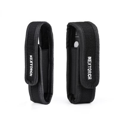 NEXTORCH Flashlight Pouch of Light Easy To Mountain Climbing Flashlights Up To In Black [Set 2] Nylon, Elastic, Durable, Small, Pouch, Carry, Outdoor,