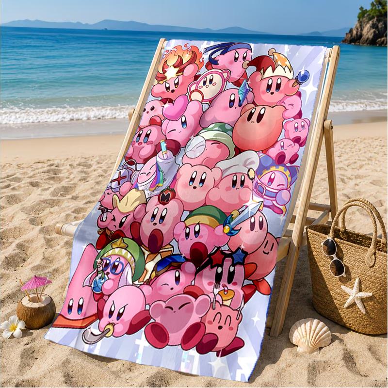 Pink pika Pattern Beach Towel, Microfiber Beach Towel, Perfect For Pool, Beach, Travel, Home Decor Beach Party Fan gifts