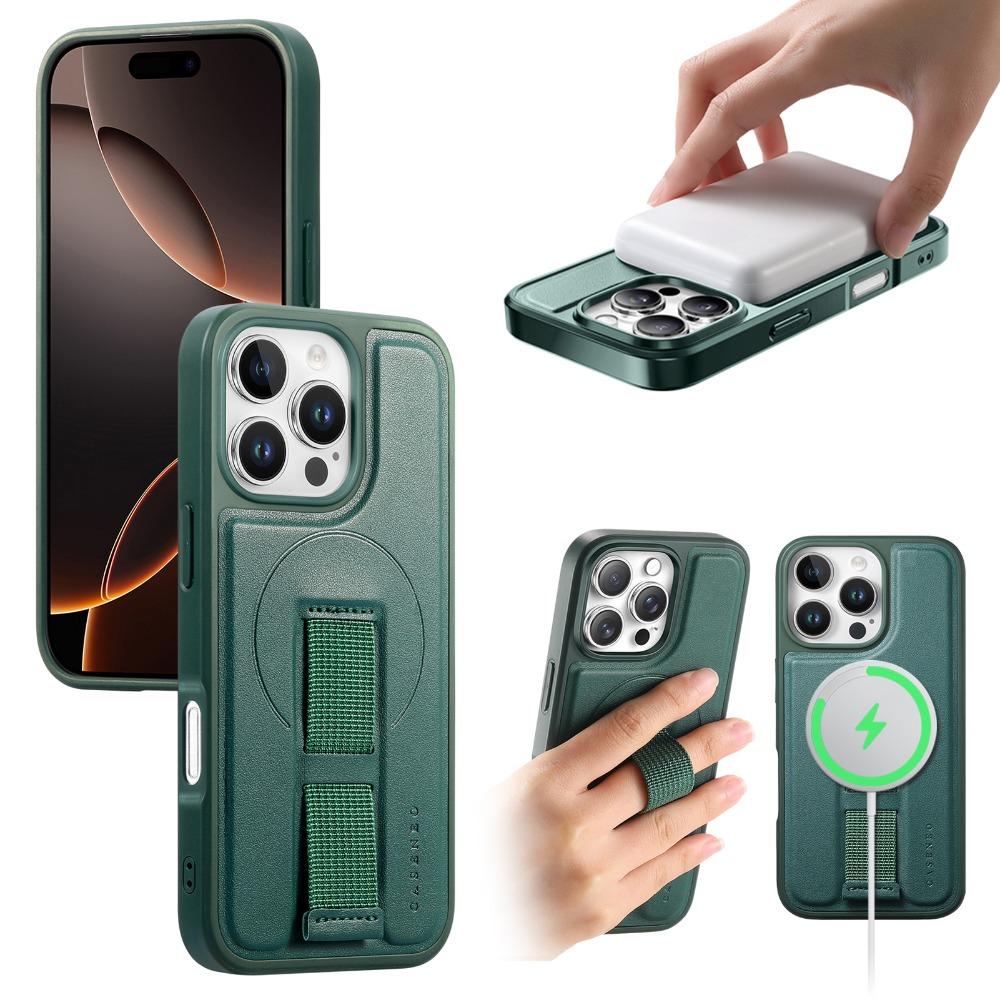 For Apple 17promax Phone Case Magsafe Magnetic Wristband Anti Drop IPhone 16 Pro Protective Case