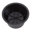 6Pcs Furniture Risers Round Plastic Furniture Lift Riser for Bed Table Couch Black 2.8in