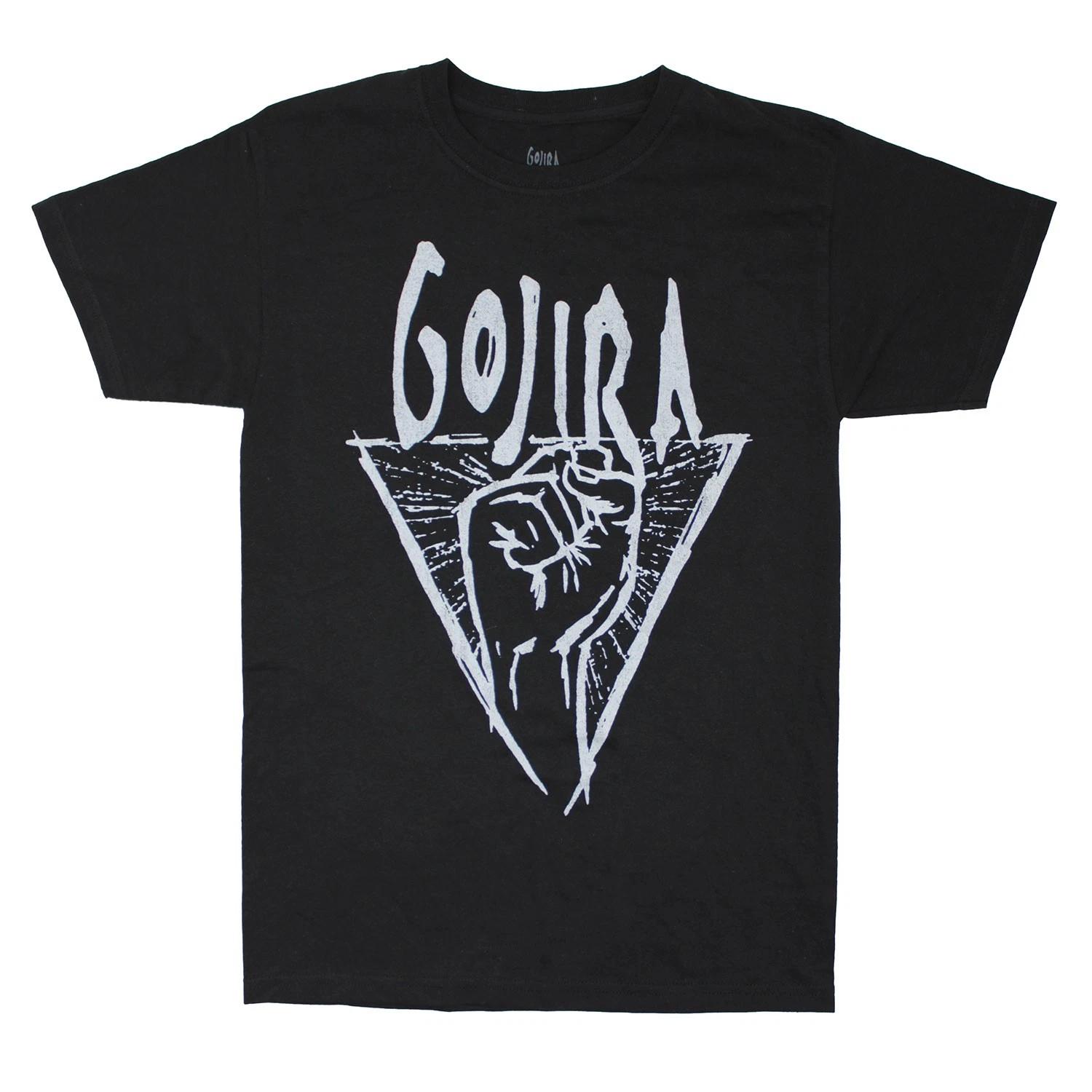 Men s Gojira Power Fist T-shirt X-Large Black M