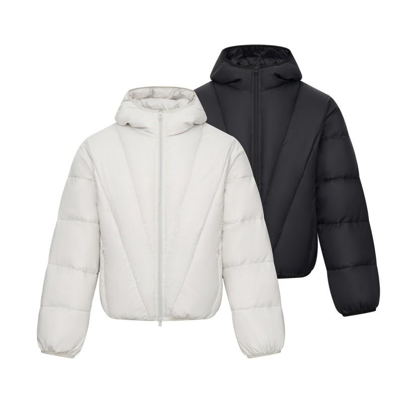 Magic Bear Winter Puffer Coat Thick Quilted Hooded Cotton Jacket Couple Casual Streetwear