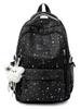 Starry Style School Backpack For Girls With Nylon Material And 10in Laptop Storage