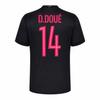 Jordan Paris Saint-Germain FW25 2025/26 Match Fourth Dri-FIT ADV Breathable Color Block Short Sleeve Football Shirt Men Tops HQ4208-045