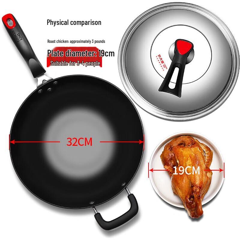

COOKER KING 32cm Cast Iron Wok