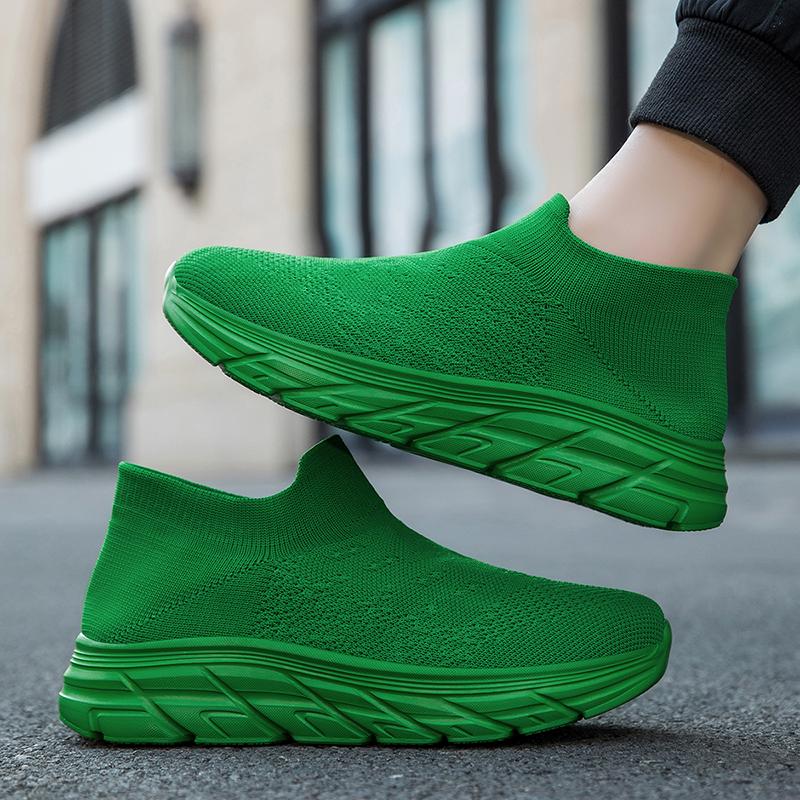 Modische Damen Plateau-Schuhe Herren Gestrickte Socken Schuhe Leichte Freizeitschuhe zum Gehen Reisen Joggen