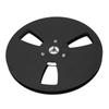 1 4 7 Inch Empty Tape Reel Universal 3 Holes Aluminum Alloy Open Reel Takeup Reel for NAB Black