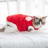 Winter Pet Clothes Super Soft Breathable Ultra-Thick Plush Lined Washable Keep Warm Acrylic Pet Cat Winter Warm Sweatshirt Sleeping Clothes Pet