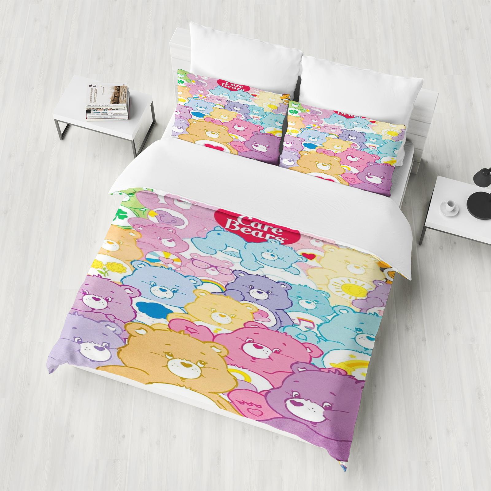 

Comforter Carebears Care Bears Anime Home Bedroom Comforte Nordic Polyester Material Suitable For Children And Adults 3-Piece Set Comforter (quilt)-EU Single(135*200cm)3pcs