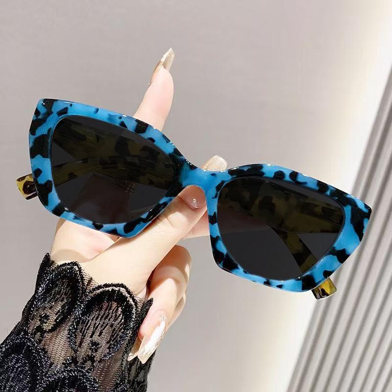 New Unisex Fashion Myopia Sunglasses with Black-Gray Lenses UV Protection Women's Retro Oversized Prescription Glasses -3.5-4.0