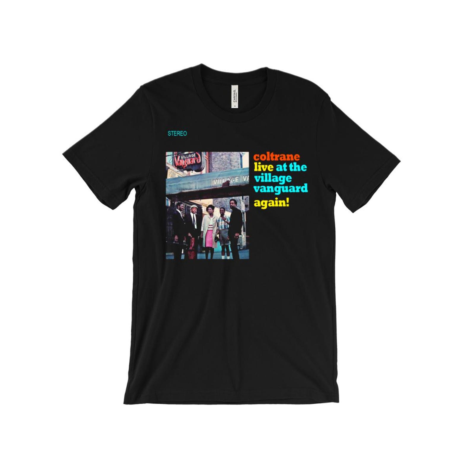 John Coltrane T-Shirt - Live At The Village Vanguard - Stereo - Jazz icon - Miles Davis - Music T-Shirt M