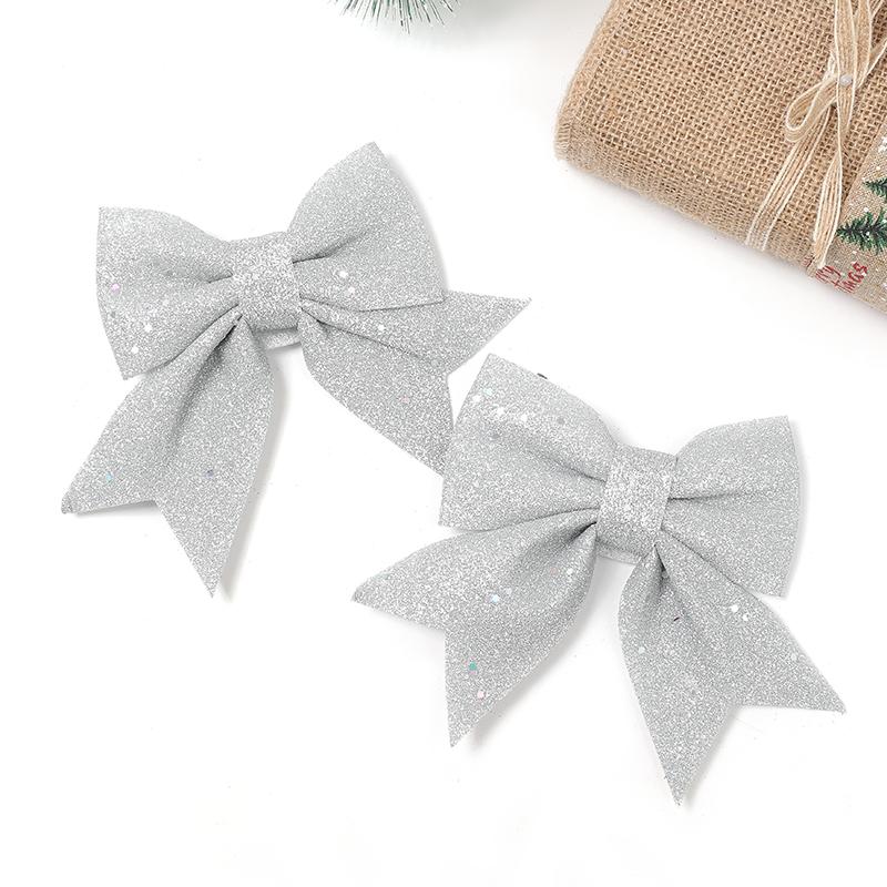 18/20cm Bow Christmas Decorations Xmas Tree Pendant Ornament for Home Room Decor Navidad New Year Party 2026 DIY Gift Accessory