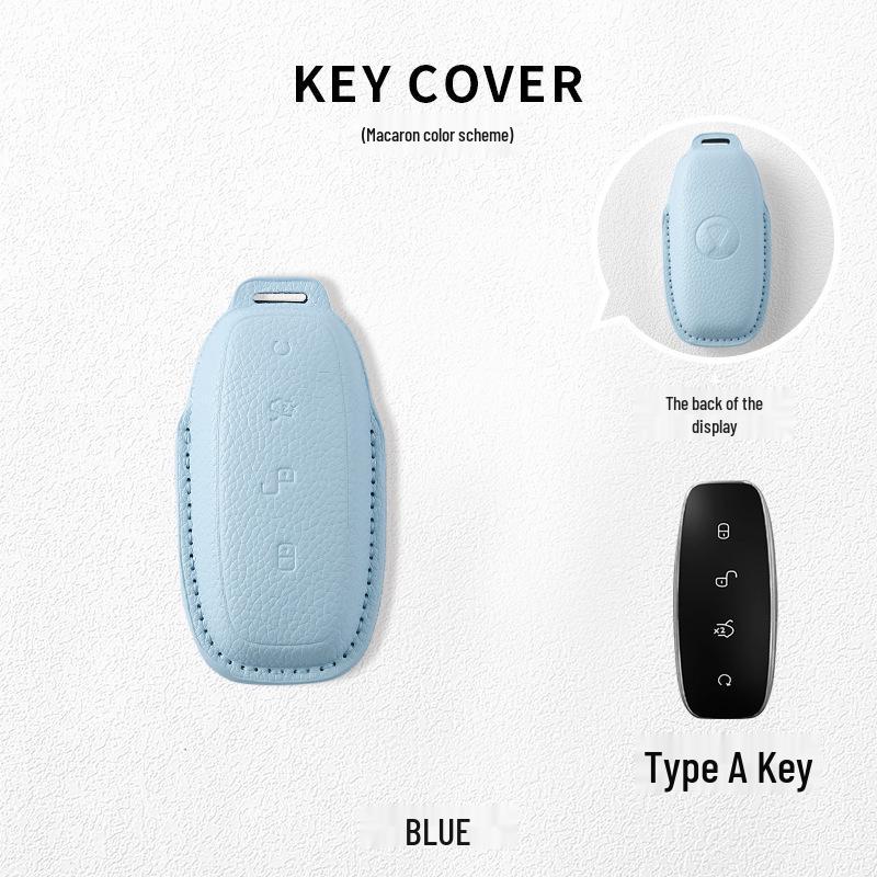 BYD D9/N7/N8 Premium Car Key Cover - Full Protection for Smart Remote