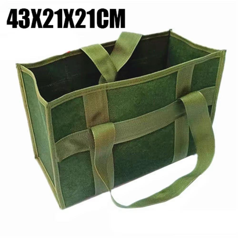

Брезентова садова сумка для зберігання Високоміцна Органайзер для ремонту електрика Садове приладдя L