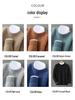 Men's Minimalist Wool Ribbed Knit Sweater – Round Neck Versatile Pullover Base Layer Top