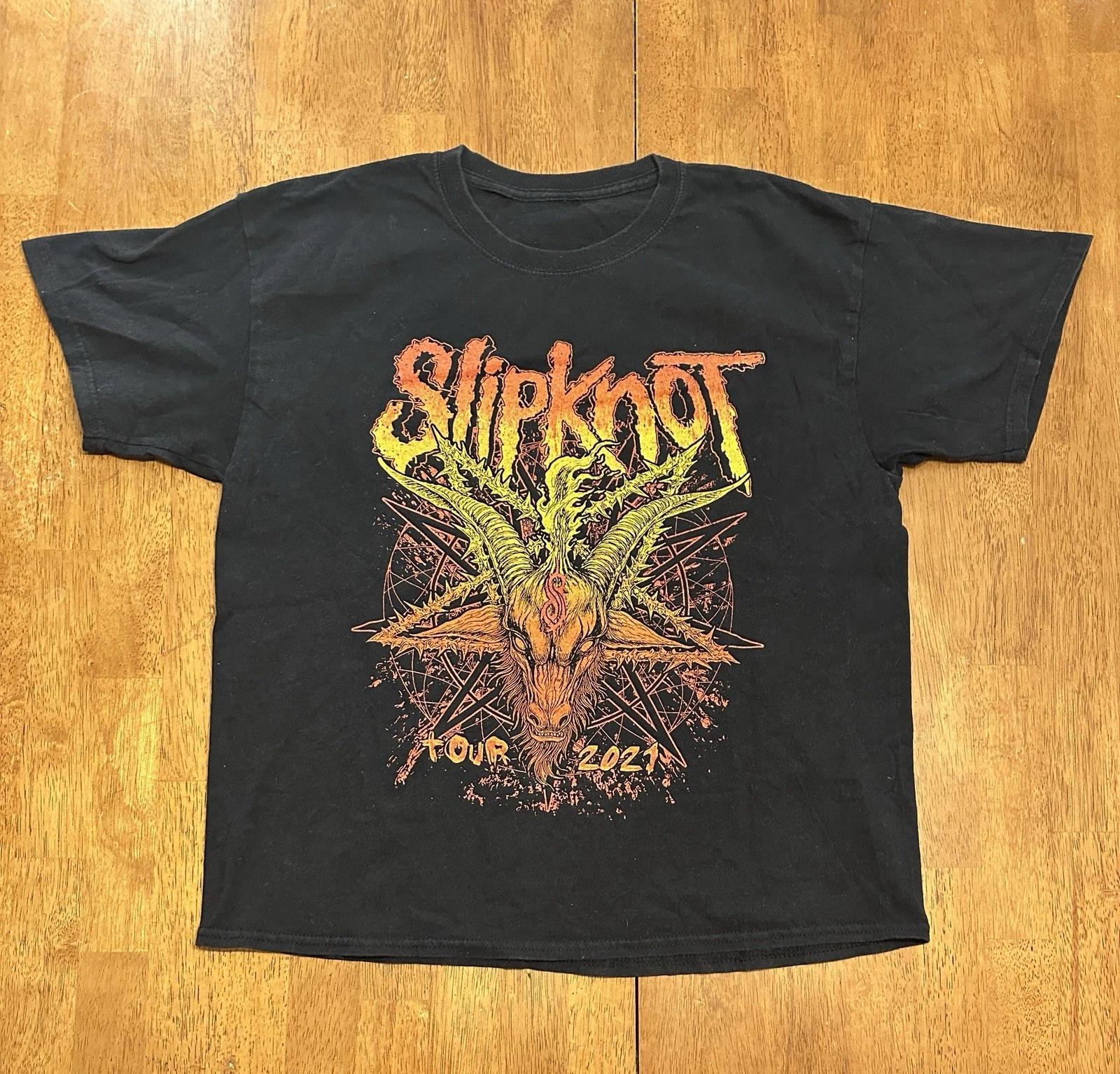 Slipknot 2021 Tour Graphic T Shirt Medium Metal Band Rock S