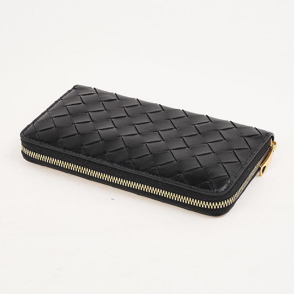 [Bottega Veneta] Women's Intrecciato Zipper Long Wallet SS26 814674 VCPP2 8425