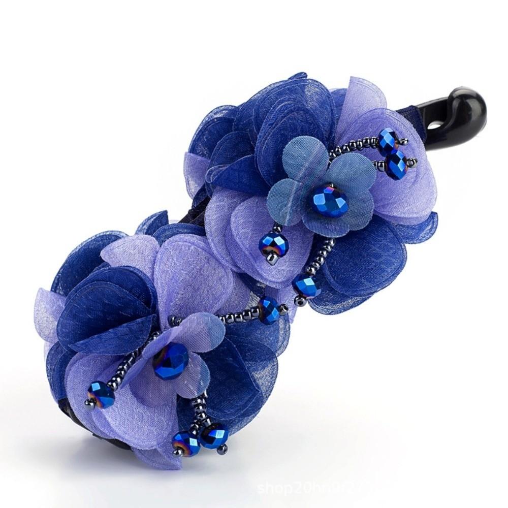 

Retro Style Twist Clip Elegant Rose Ponytail Clip New Banana Clip For Women 08