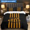 3PCS Powerful Football Crest Design Printed Soft Bedding Set,Including 1pc Duvet Cover And 2pcs Pillowcases Perfect for Bedroom, Dormitory, Fan gift