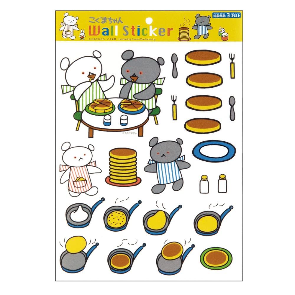 

Gakken Staful Настенный стикер DM10095 Когума-чан, Блины,