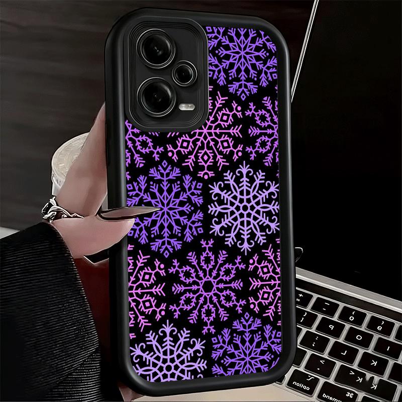 

Snow Snowflake Winter Cold Soft Phone Case for Xiaomi Poco X7 X6 X5 Pro X4 Gt X3 F7 Ultra M8 M7 Redmi 15C 15 14C 13 13C 12 12C 1 Xiaomi Redmi 10A