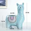 Cartoon Alpaca Succulent Flower Pot, Cute Animal Ceramic Potted Plant, Funny Desktop Decoration, Planters for Indoor Plants