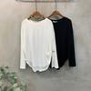 C S In The Room baSiC Round Hem Long Sleeve T ShirT 2ColorS