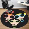 1pc Powerpuff Girls Office Round Area Rug, Under Office Chairs Bedroom Living Room Home Decor  a1022125