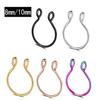 Stainless Steel Septum & Fake Nose Ring Clip - 8mm/10mm