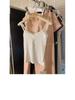 Xin Bang Bang White Lace Trim Padded Camisole: Women's Summer Vest with Beautiful Back Design