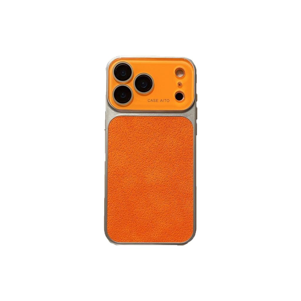 Premium Anti-Fingerprint Apple 17ProMax Phone Case with Skin-Like Texture and Moon Crater Design - Compatible with iPhone 15/16