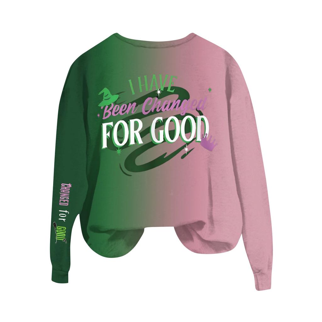 Women's Casual Loose  Round Neck Long Sleeve Hoodie