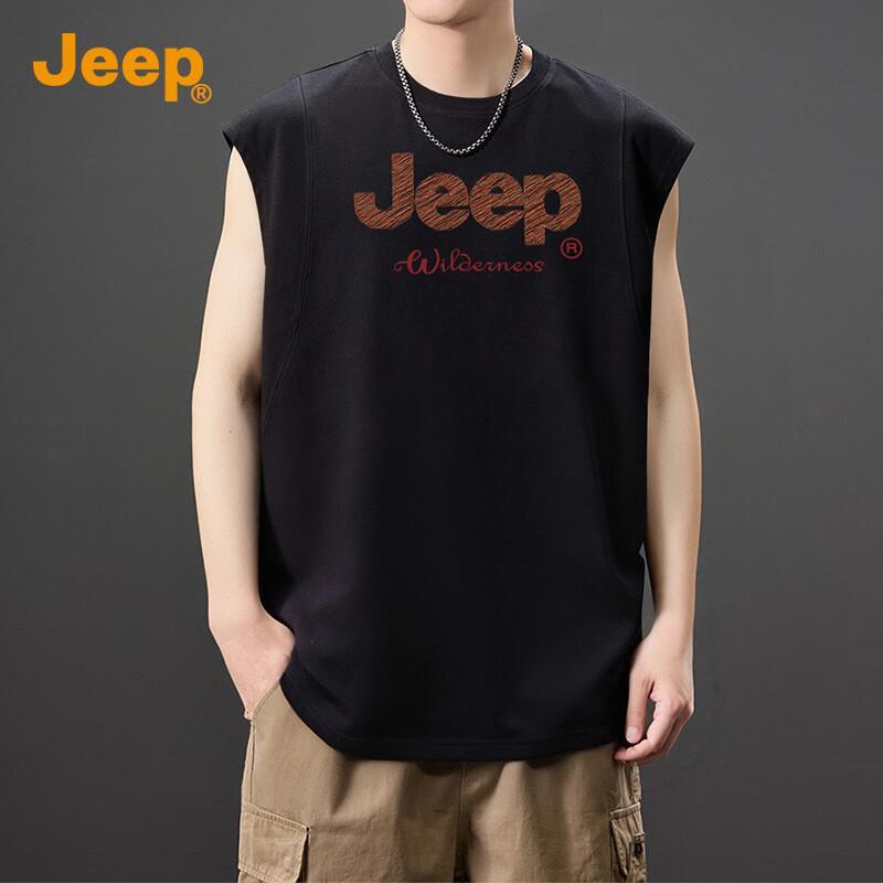 Jeep Men's Summer Sleeveless Casual Sport Vest
