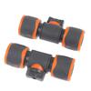 1PC Universal Garden Hose Adapter Double-End Quick Connect with Shutoff Valve Rust Resistant Fitting for Garden Watering Car Cleaning