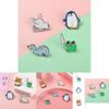 Unique Animal Brooches Featuring Playful Penguin And Fox Designs Perfect For Decoration